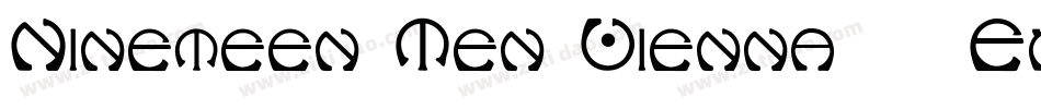 Nineteen Ten Vienna - Extras字体转换